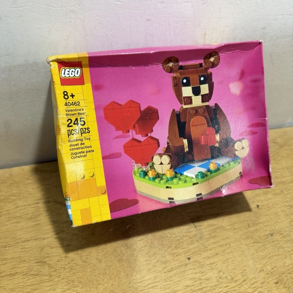 LEGO Iconic Valentine's Brown Bear 40462 Building Toy 245 Pieces New